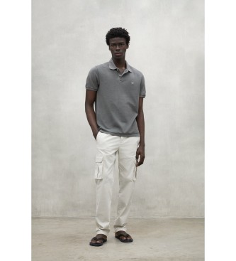 ECOALF Tedan taupe polo shirt