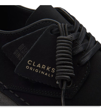 Clarks Scarpe in pelle nera Coal London
