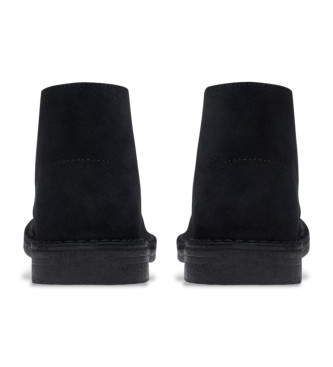 Clarks Desert leather ankle boots black