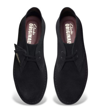 Clarks Desert leather ankle boots black