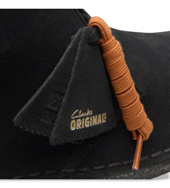 Clarks Desert leather ankle boots black