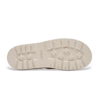Clarks Sandali Orianna Twist in pelle bianca