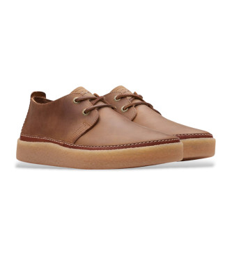 Clarks Scarpe basse Clarkwood in pelle marrone