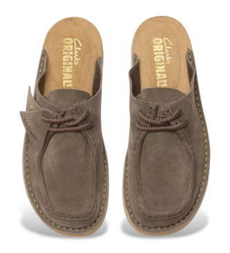 Clarks DSRTNomad sivi usnjeni cokli