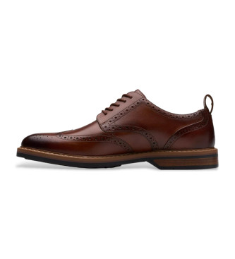 Clarks Scarpe Aldwin Limit in pelle marrone