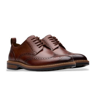 Clarks Scarpe Aldwin Limit in pelle marrone