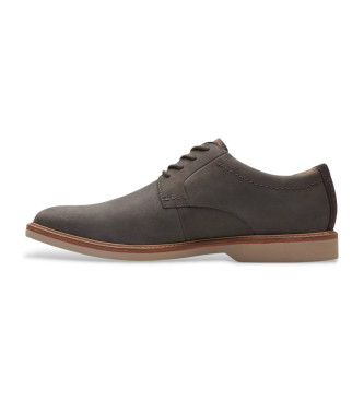 Clarks Scarpe Atticus LTLace in pelle grigio scuro