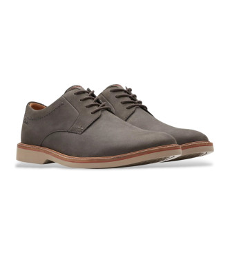 Clarks Scarpe Atticus LTLace in pelle grigio scuro