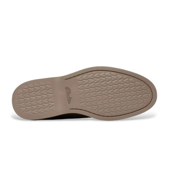 Clarks Scarpe Atticus LTLace in pelle grigio scuro