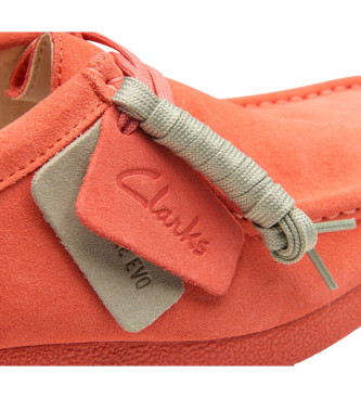 Clarks Scarpe in pelle corallo WallabeeEVOSh