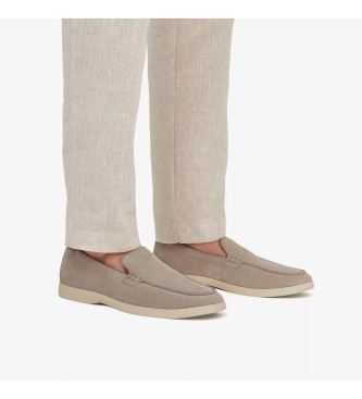Clarks Mocassini Torford Easy in pelle grigia