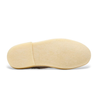 Clarks Chinelos Desert Jane em pele bege