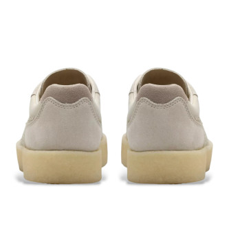 Clarks Off-white Tor 80 Turnschuhe aus Leder 