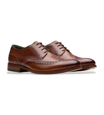 Clarks Scarpe in pelle marrone CraftJames Tip
