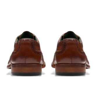 Clarks Scarpe in pelle marrone CraftJames Tip