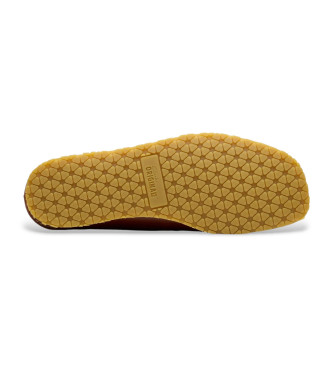 Clarks Mocassini Godney Lace in pelle marrone