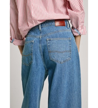 Pepe Jeans Blaue, weit geschnittene Jeans Jaimy