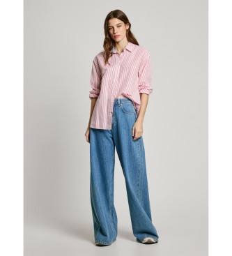 Pepe Jeans Blaue, weit geschnittene Jeans Jaimy