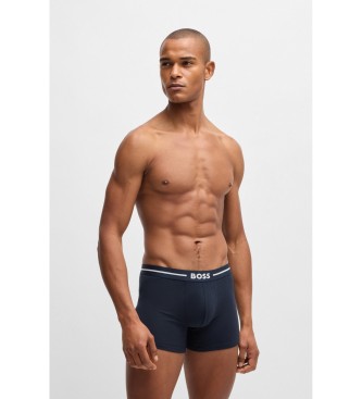 BOSS Confezione da 3 boxer Bold in blu, blu navy e verde