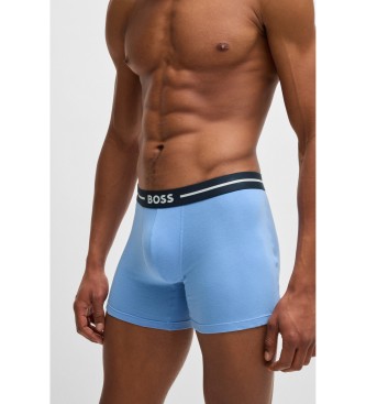 BOSS Confezione da 3 boxer Bold in blu, blu navy e verde