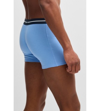 BOSS Confezione da 3 boxer Bold in blu, blu navy e verde