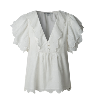 Pepe Jeans Chemisier Dame blanc