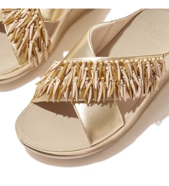 Fitflop Sandali Rumba con perline dorate