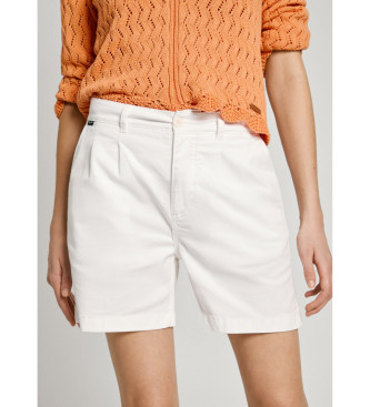 Pepe Jeans Pantaloncini chino Vania Regular bianchi