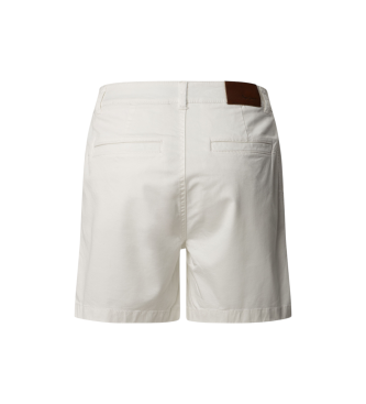 Pepe Jeans Pantaloncini chino Vania Regular bianchi