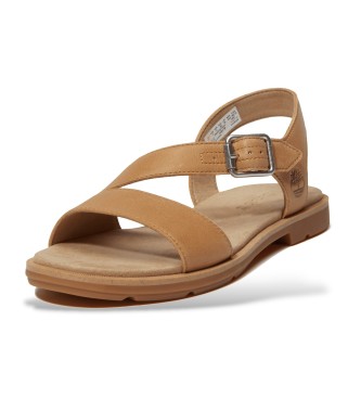 Timberland Calista Bay sandaler med bakrem i brunt lder