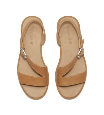 Timberland Calista Bay sandaler med bakrem i brunt lder