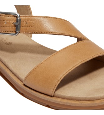 Timberland Calista Bay sandaler med bakrem i brunt lder