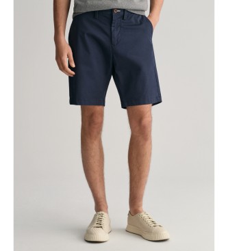 Gant Cales de sarja azul-marinho Slim Fit
