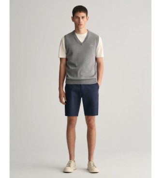Gant Cales de sarja azul-marinho Slim Fit