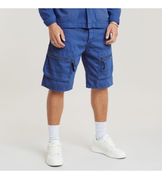 G-Star Denim Cargo ohlapne bermuda kratke hlače modre barve
