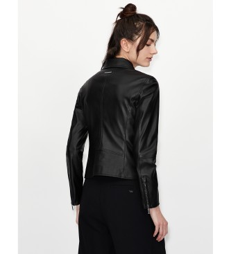 Armani Exchange Revestimento em tecido preto