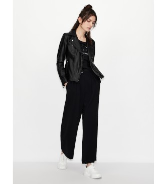 Armani Exchange Revestimento em tecido preto