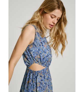 Pepe Jeans Obleka Mindy modra