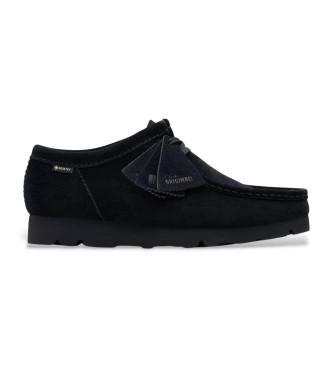 Clarks Skórzane buty WallabeeGTX czarne