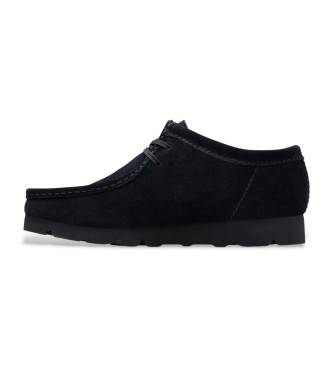 Clarks Skórzane buty WallabeeGTX czarne