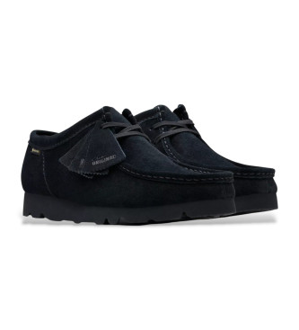 Clarks Skórzane buty WallabeeGTX czarne