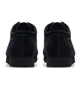 Clarks Skórzane buty WallabeeGTX czarne