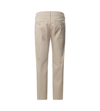 Pepe Jeans Pantaln chino en popeln de algodn beige
