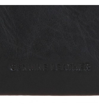 Pepe Jeans Portafoglio in pelle nera Topper