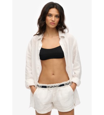 Superdry Short Draw blanco