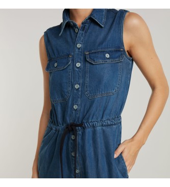 G-Star Overall Soft Utility blau