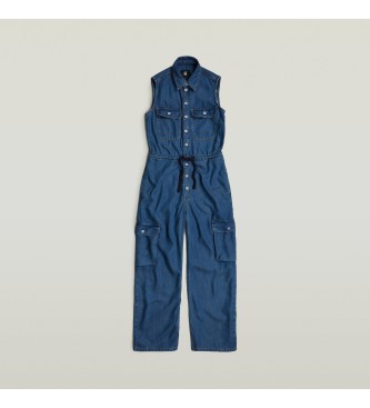 G-Star Overall Soft Utility blau