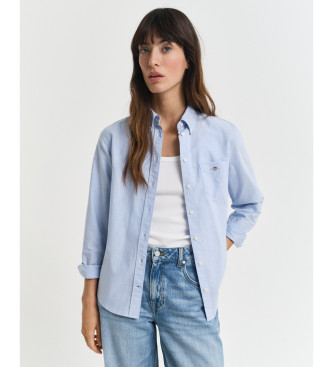 Gant Chemise Oxford  coupe rgulire bleu