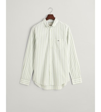 Gant Camicia in popeline a righe verdi vestibilit regolare