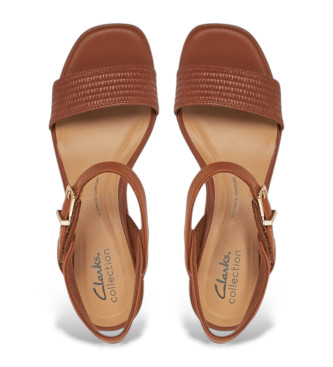 Clarks Sandaler i lder Jaylan Ray brun